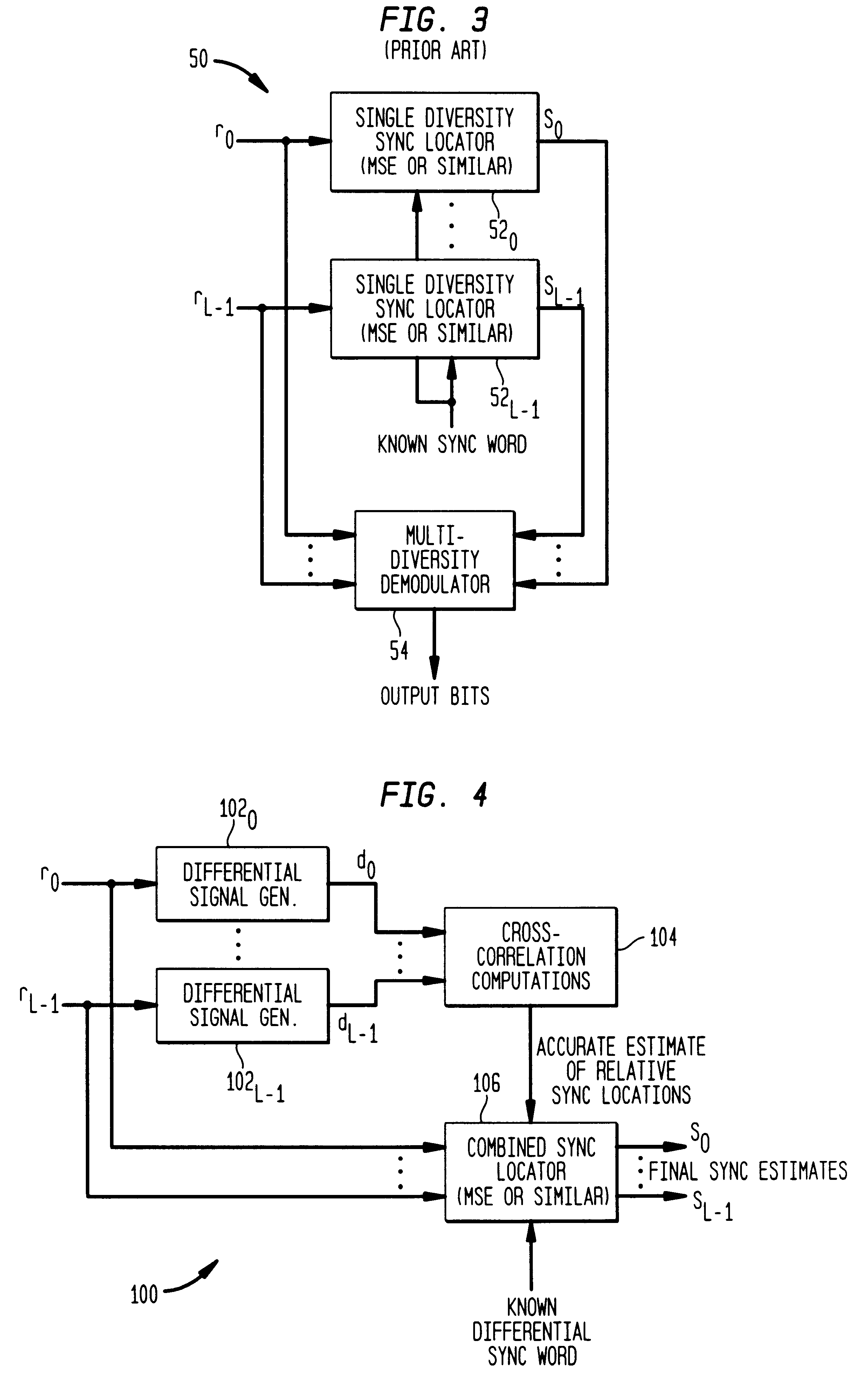 Multi-diversity synchronization technique for improving synchronization performance in wireless applications over fading channels