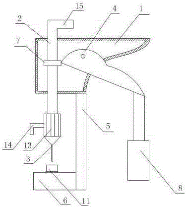 Combined pressure hole equipment