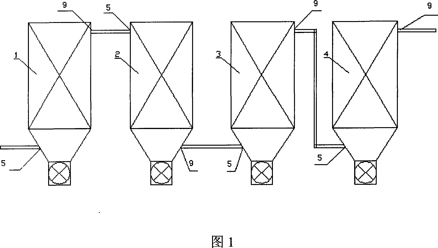 Combined electrostatic dust separator