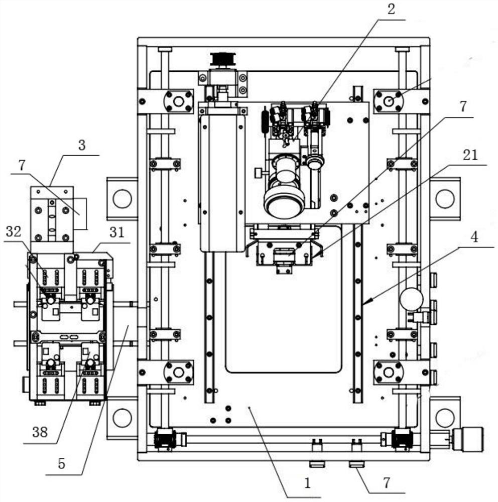 Printing machine automatic adjusting system and method based on UVW platform and machine vision