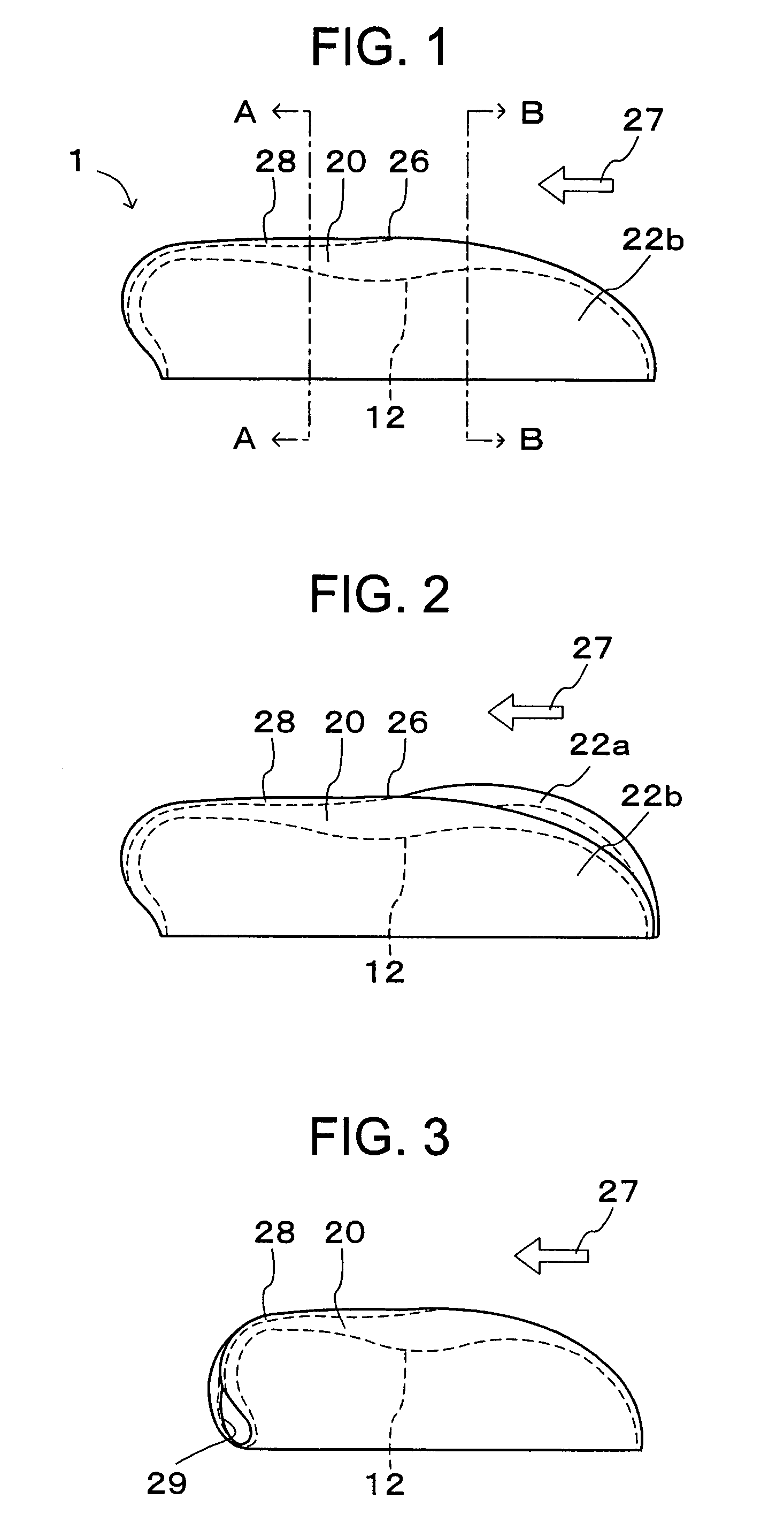 Interlabial product having form for finger securement, and individual package