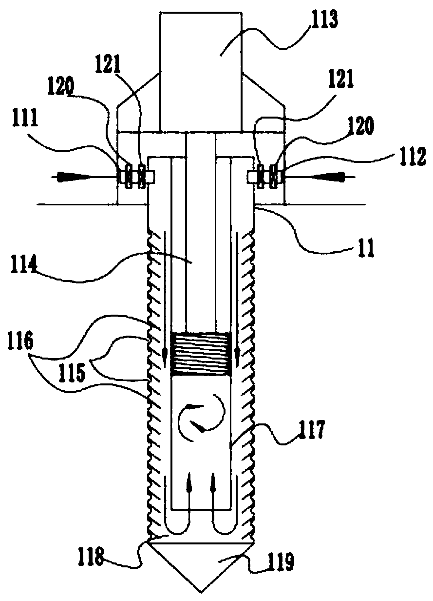 Device and method for repairing soil and preventing pollutant diffusion