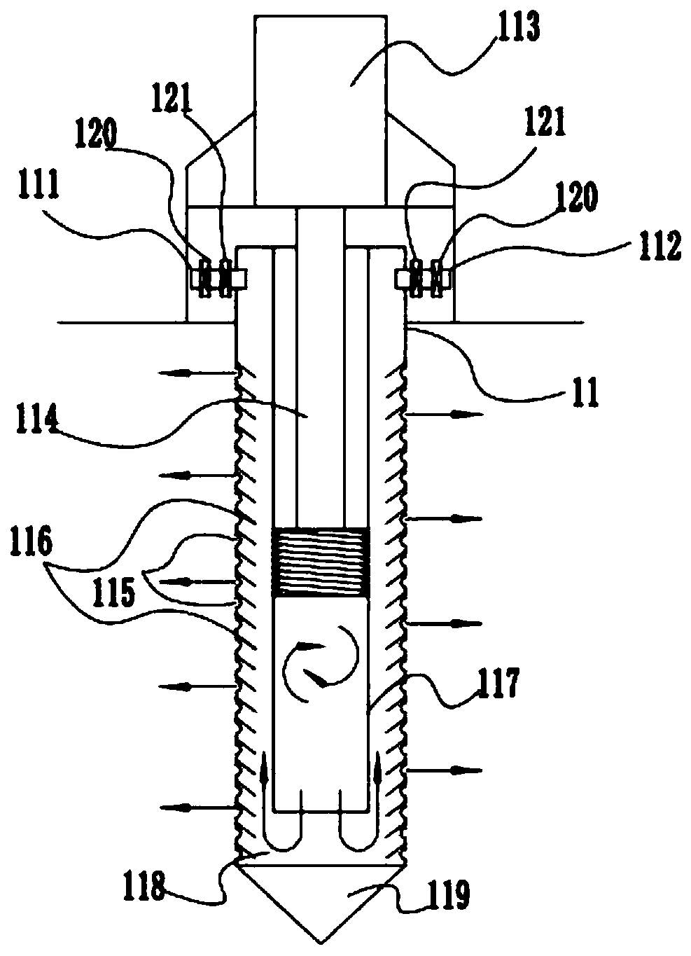 Device and method for repairing soil and preventing pollutant diffusion