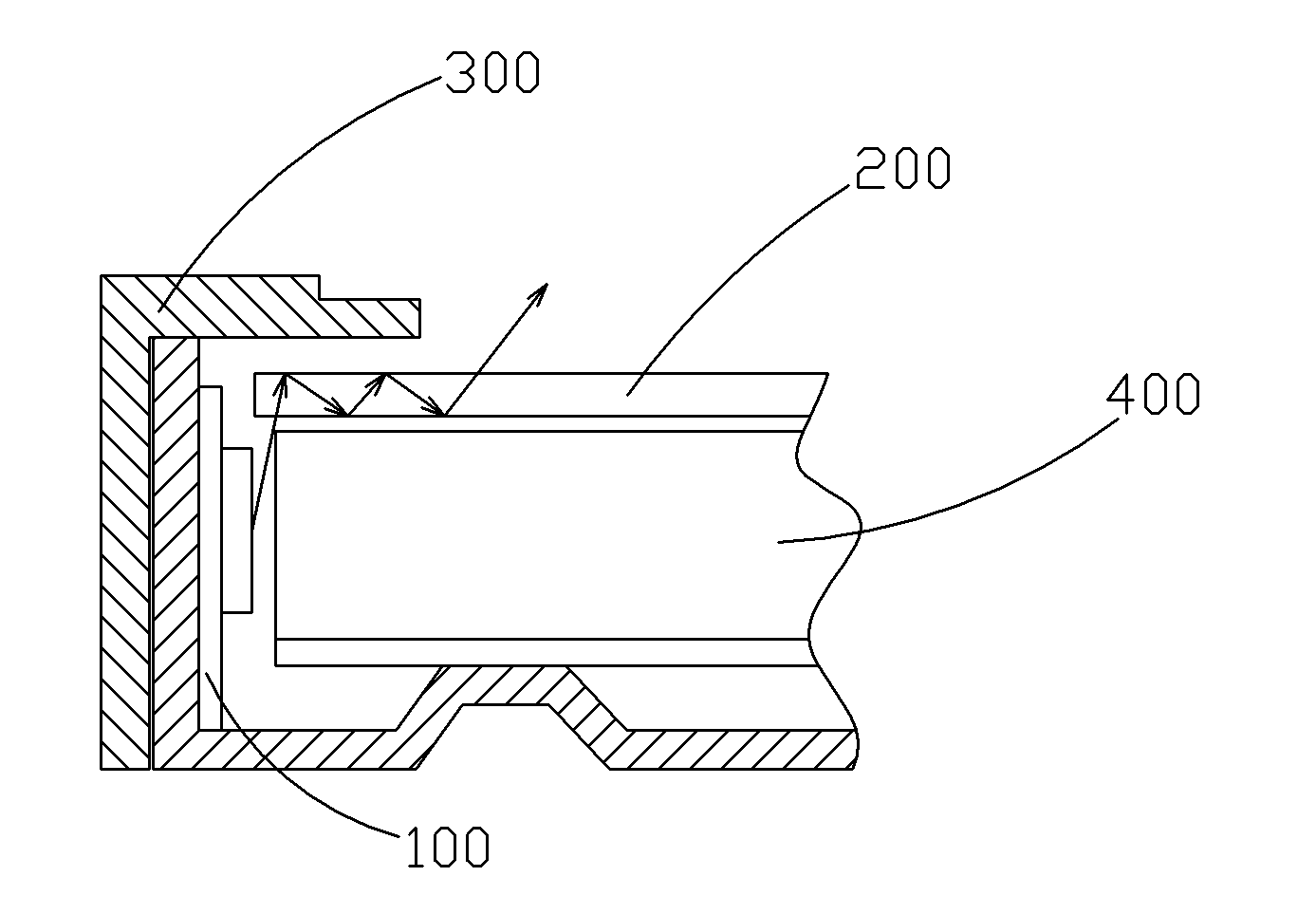 Light guide plate and backlight mould provided with same