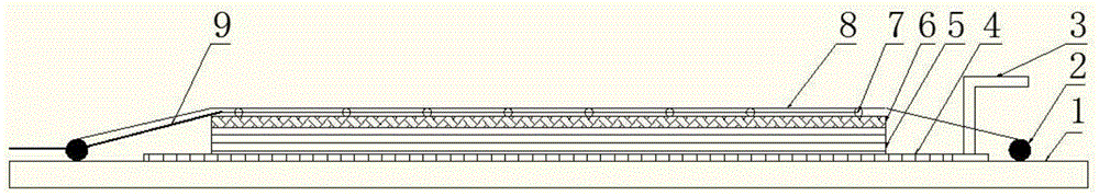 Method for monitoring acting force between mold and member by fiber grating sensor