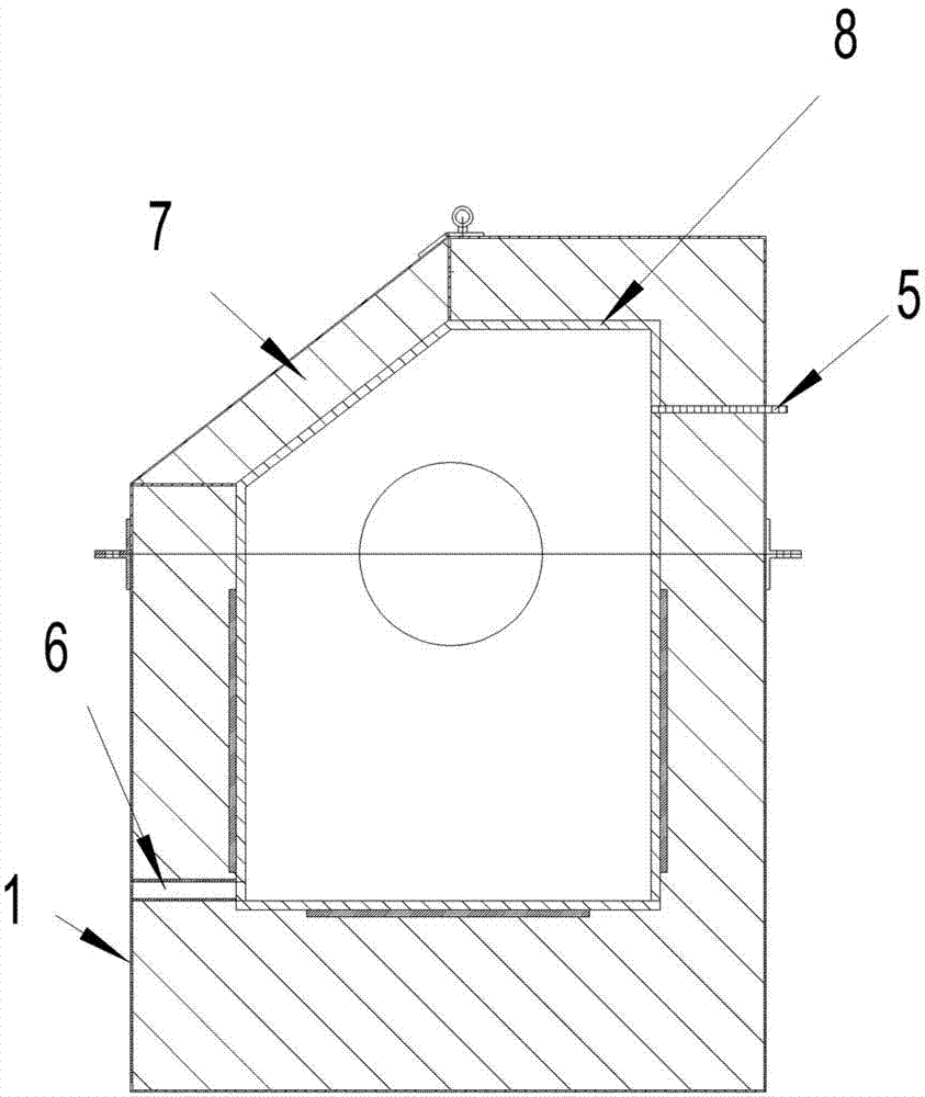 Airborne powder sending roller laser cladding preheating tool