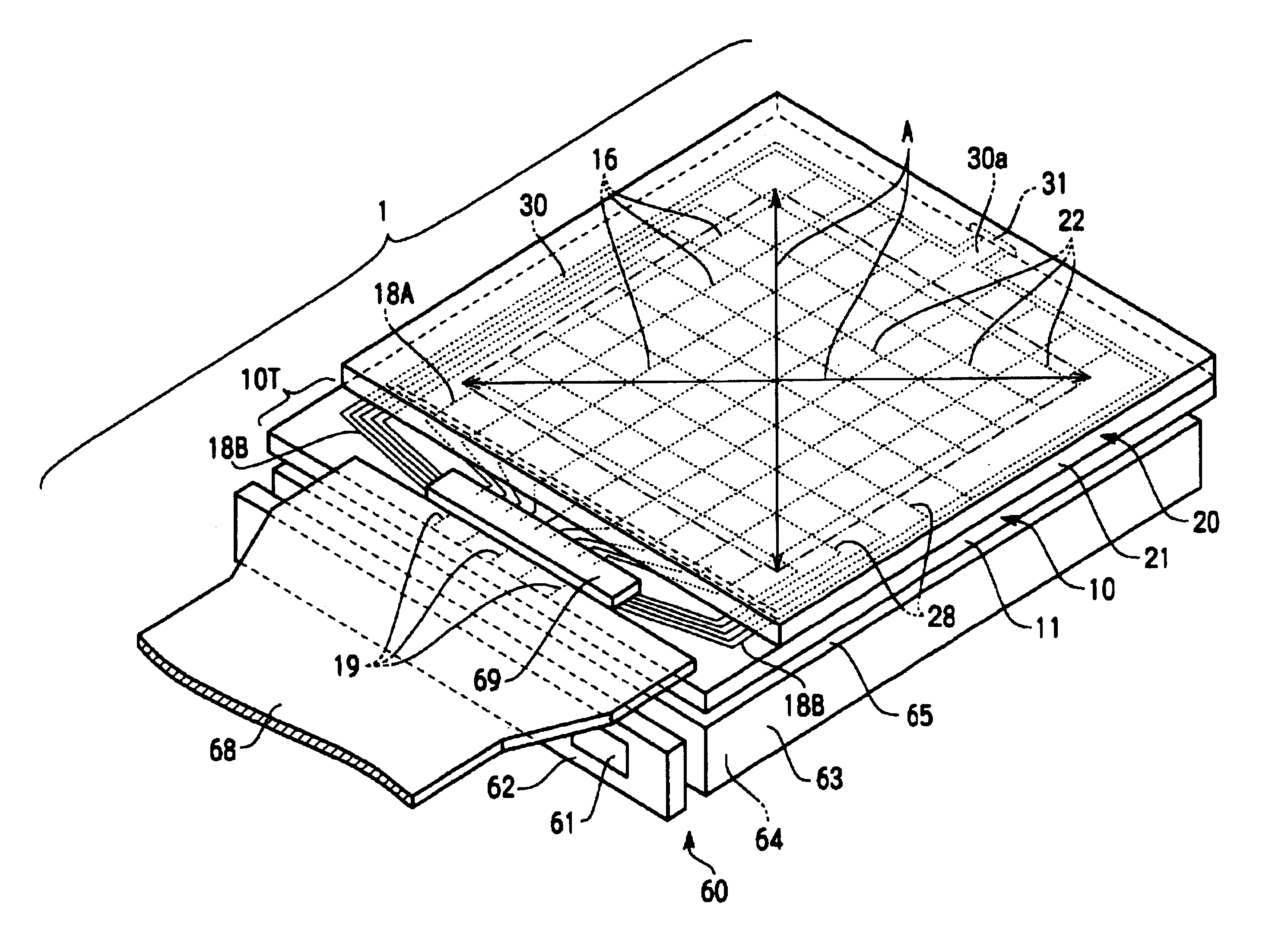 Substrate for electrooptic device and method of manufacturing the same, electrooptic device, and electronic equipment