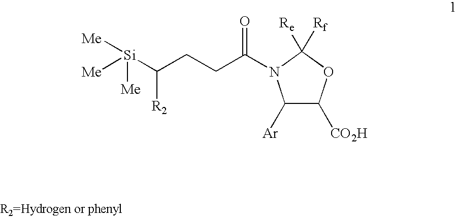 Method of preparation of anticancer taxanes using 3-[(substituted-2-trialkylsilyl) ethoxycarbonyl]-5-oxazolidine carboxylic acids