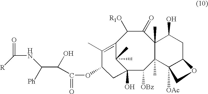 Method of preparation of anticancer taxanes using 3-[(substituted-2-trialkylsilyl) ethoxycarbonyl]-5-oxazolidine carboxylic acids