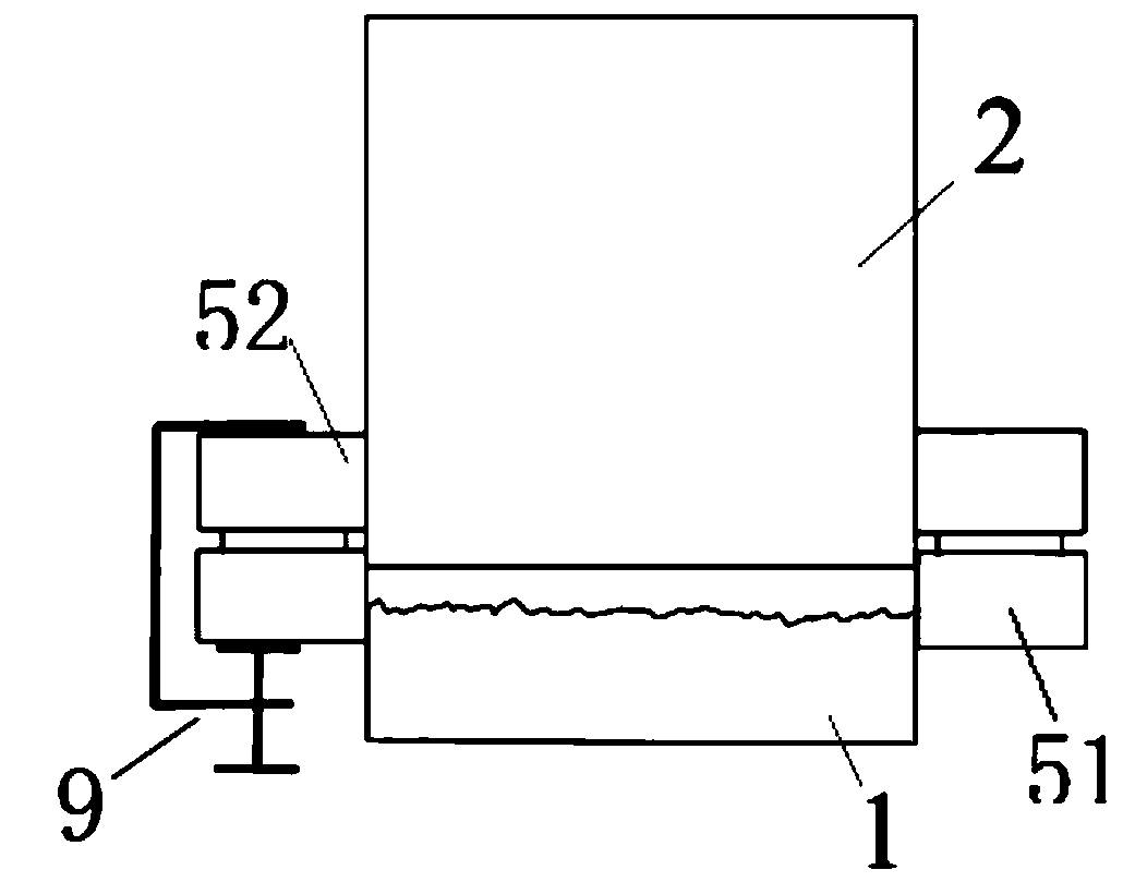 Manufacturing method of rock cross fracture simulation model