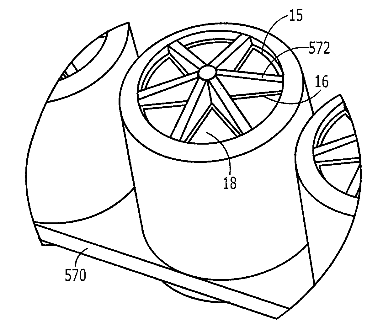 Small volume unitary molded filters and supports for adsorbent beds