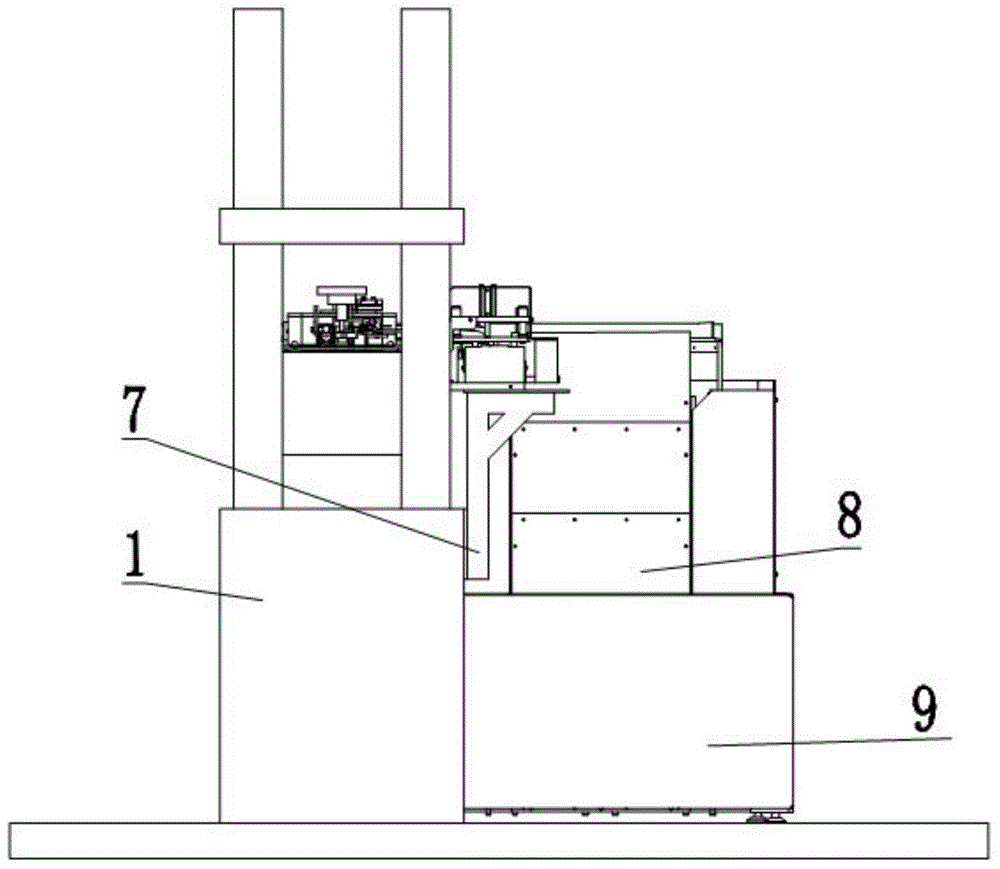 Cold extruding automatic production line