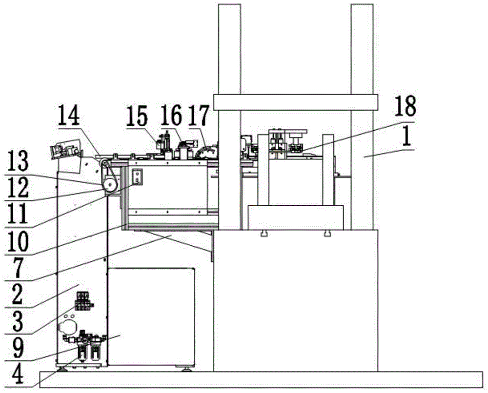 Cold extruding automatic production line