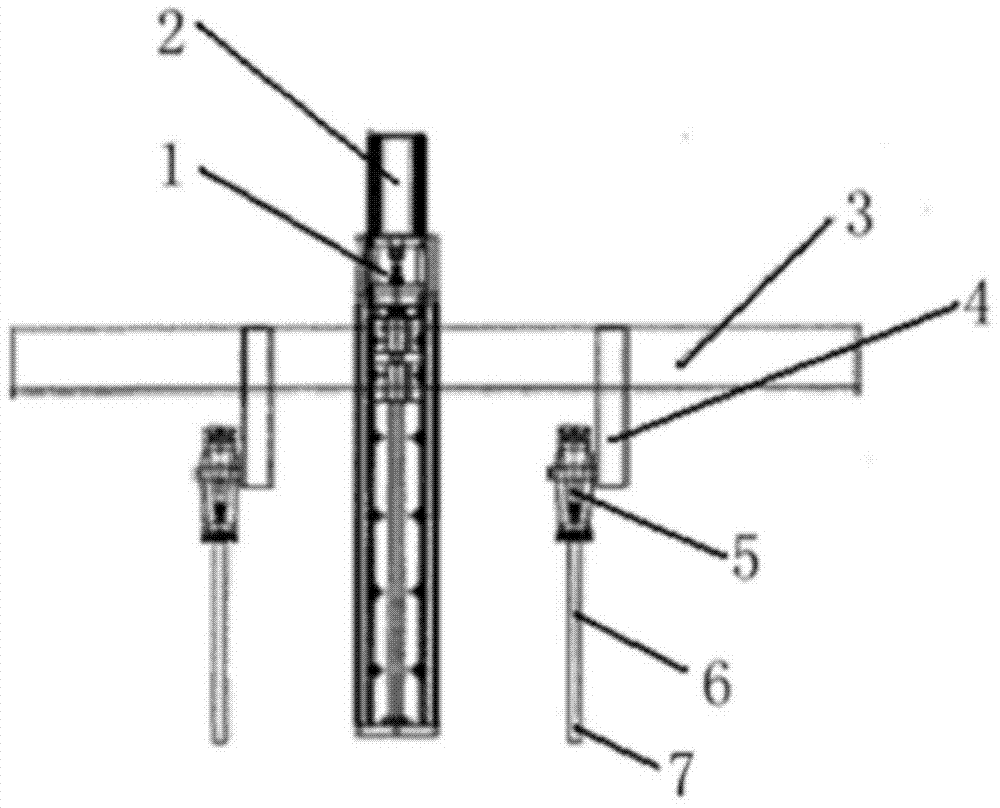 Automobile hub dust removal, spraying and drying device