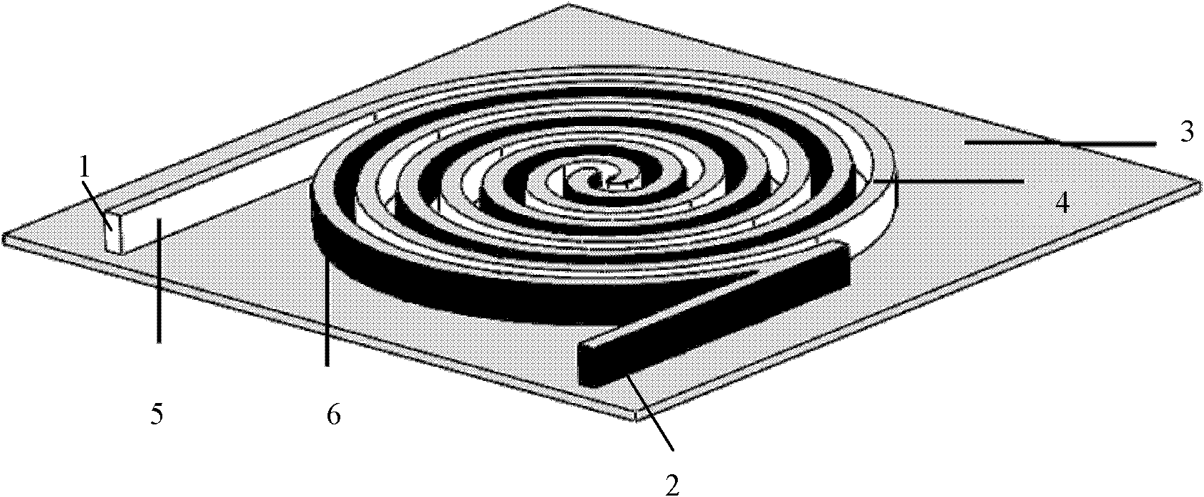 Microelectrode system having double-spiral structure, electrochemical sensor and preparation method of the microelectrode system having double-spiral structure