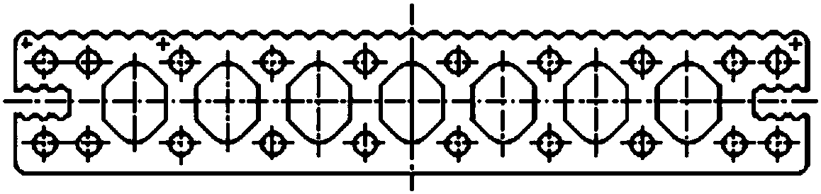 Inner fiber reinforced wood-plastic product