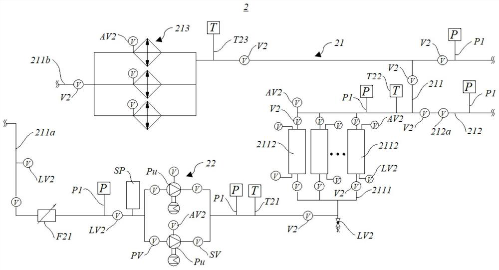 Cooling system and wind generating set