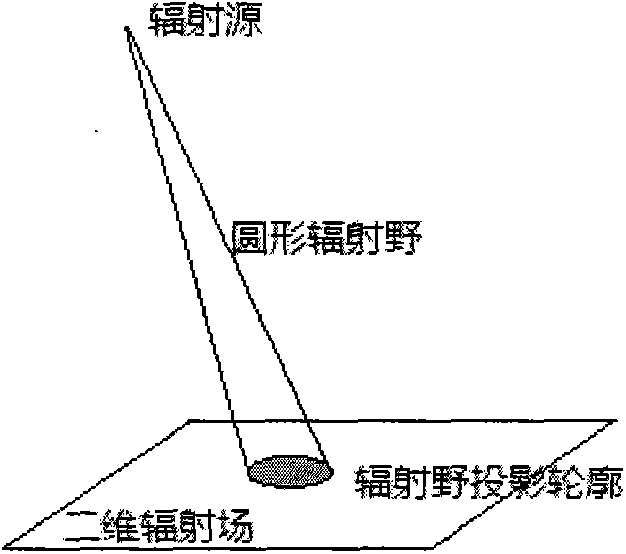 Rapid calculation method of stereotactic radiotherapy dosage field distribution