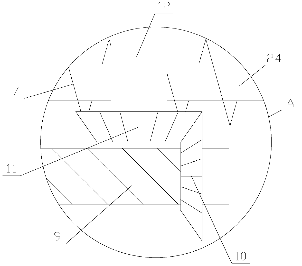 High reliability silencing equipment with heat dissipating function for automobile