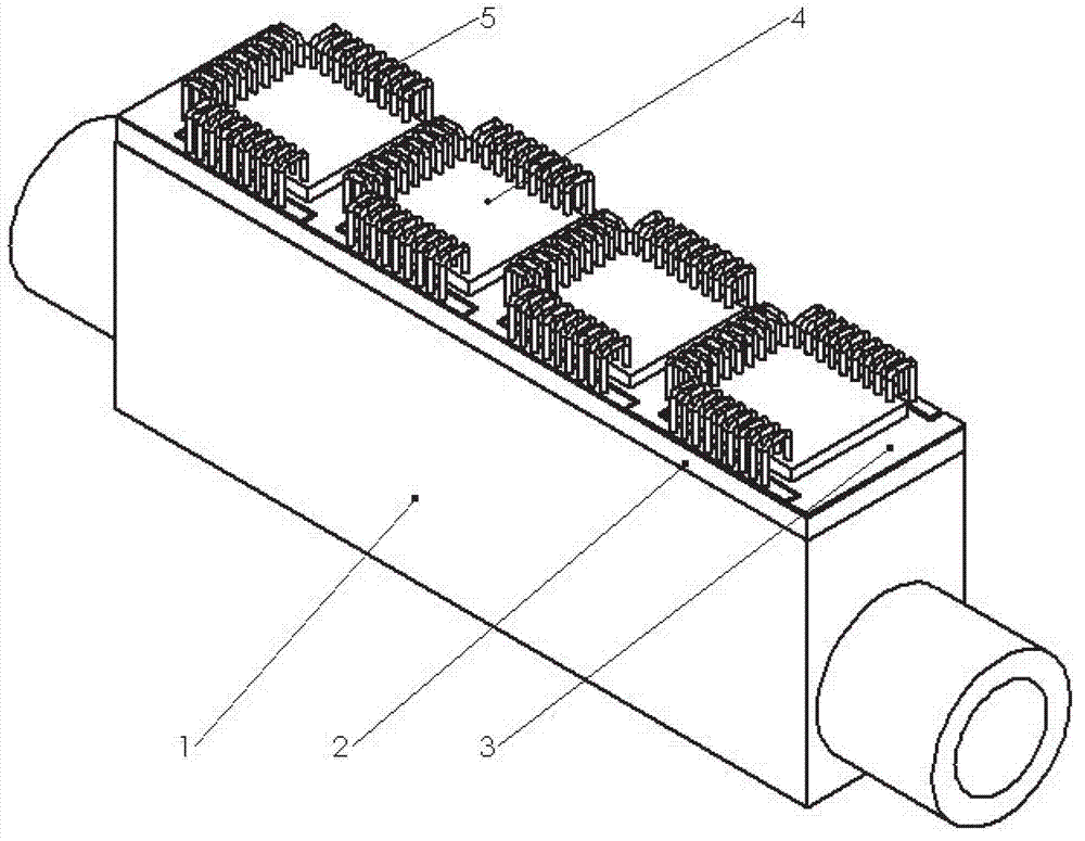 Side pump source of vertical-cavity surface-emitting laser and manufacturing method of side pump source