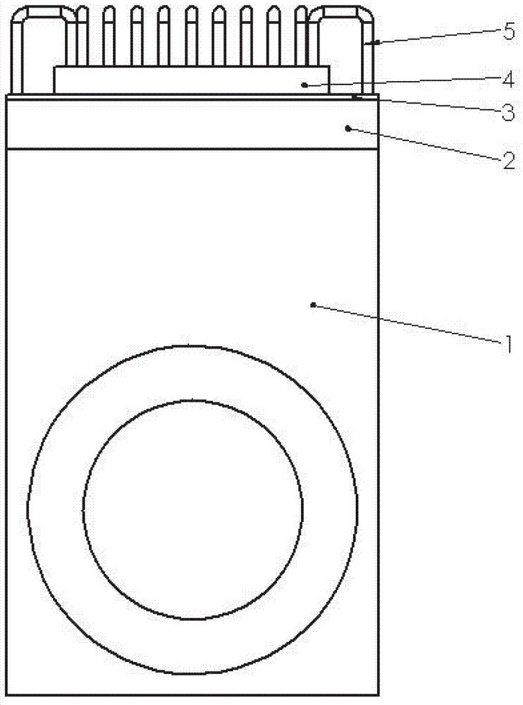 Side pump source of vertical-cavity surface-emitting laser and manufacturing method of side pump source