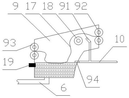 Self-cleaning device of belt type sludge dewatering machine