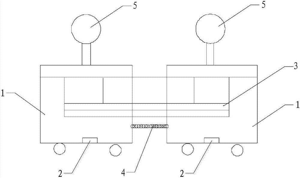 Sharp-curve tunnel track-laying vehicle