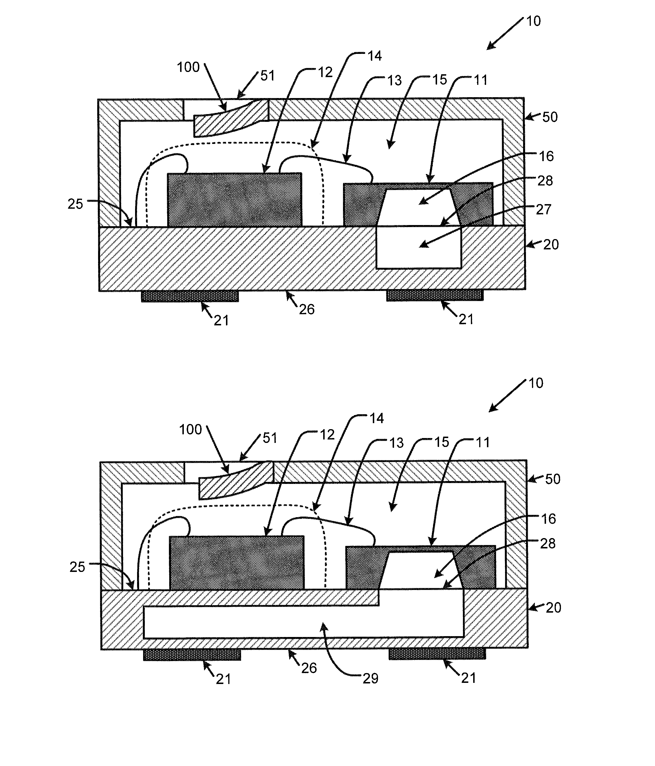 Ingress protection for reducing particle infiltration into acoustic chamber of a MEMS microphone package