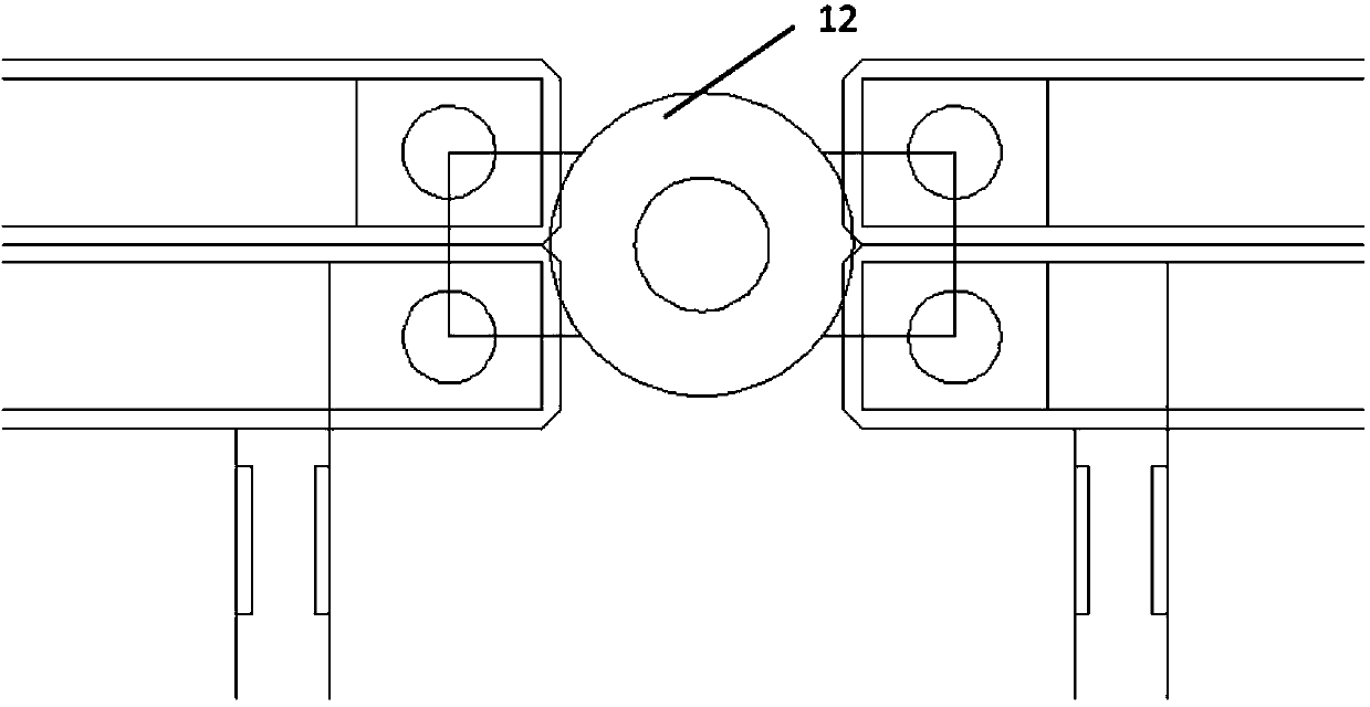 Cable-stayed bendable opening trestle structure and construction method thereof