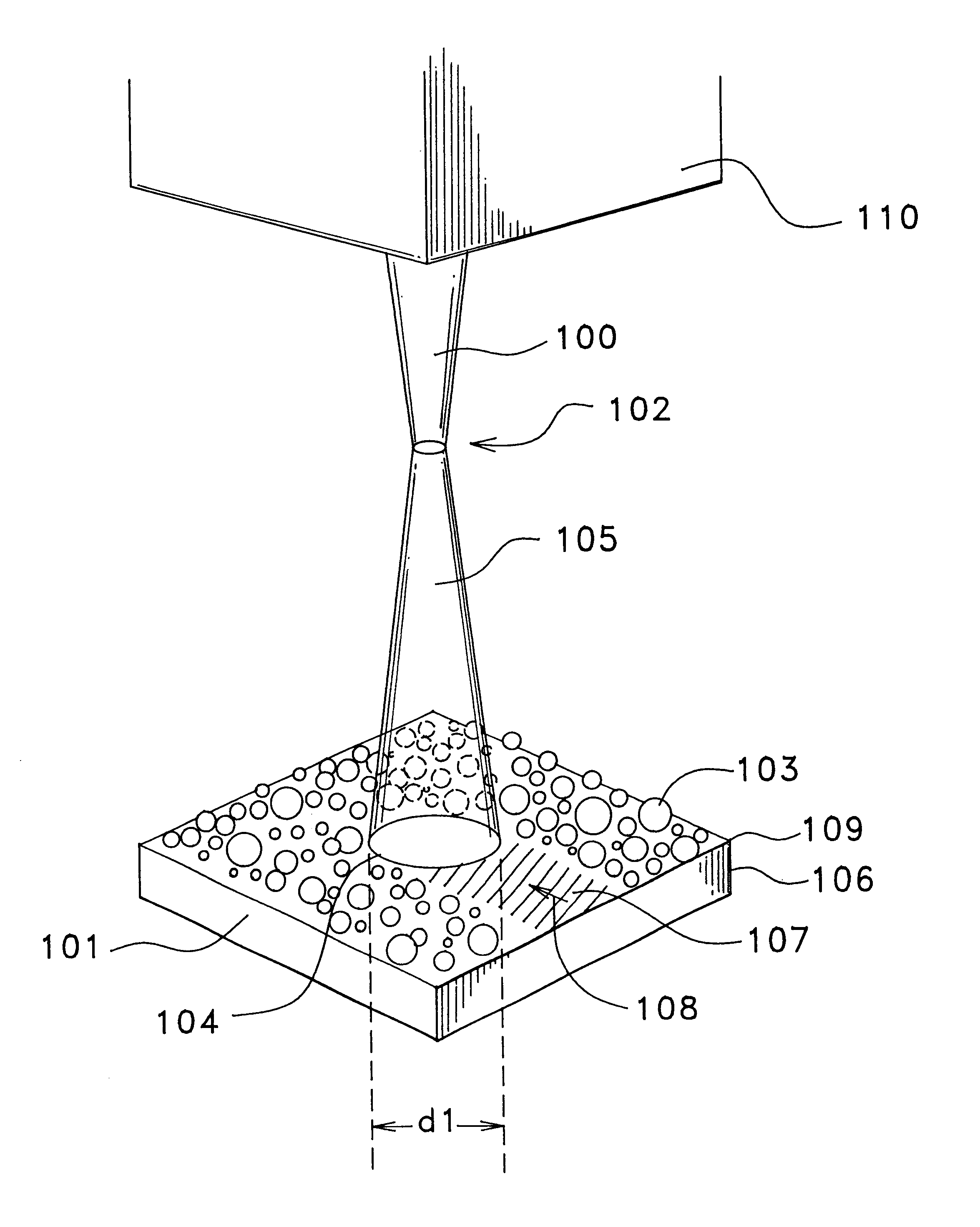 High contrast surface marking using irradiation of electrostatically applied marking materials