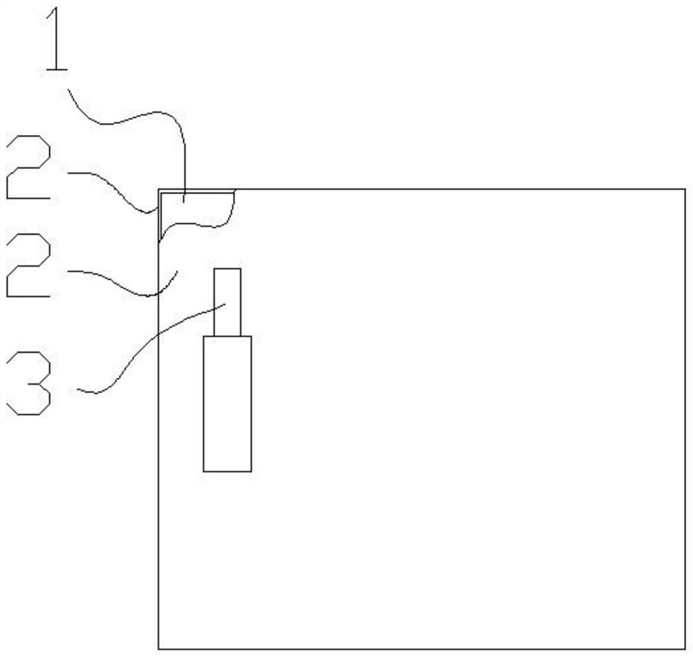 Device for weakening electromagnetic radiation of electronic reader and manufacturing process thereof