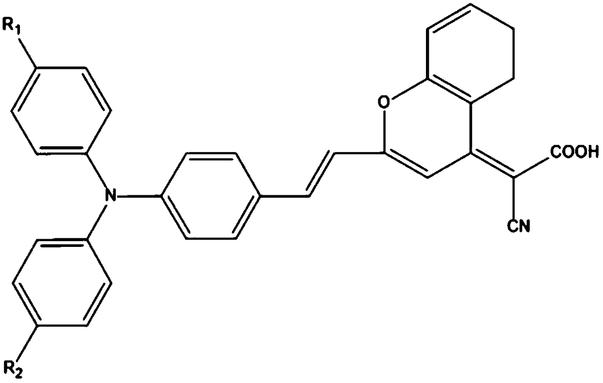 Organic dye sensitized solar cell and preparation method thereof