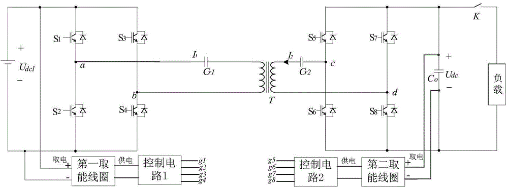 Self-starting control apparatus for intelligent electric energy router DC unit and self-starting method