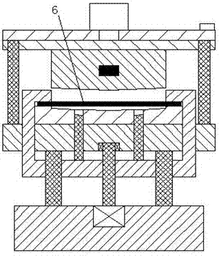 Metal sheet forming device