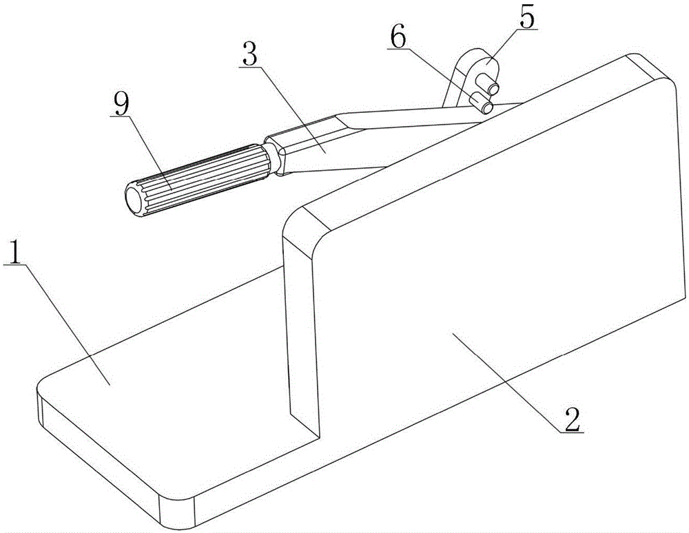 Medical steel plate pre-bending device for orthopedic clinics