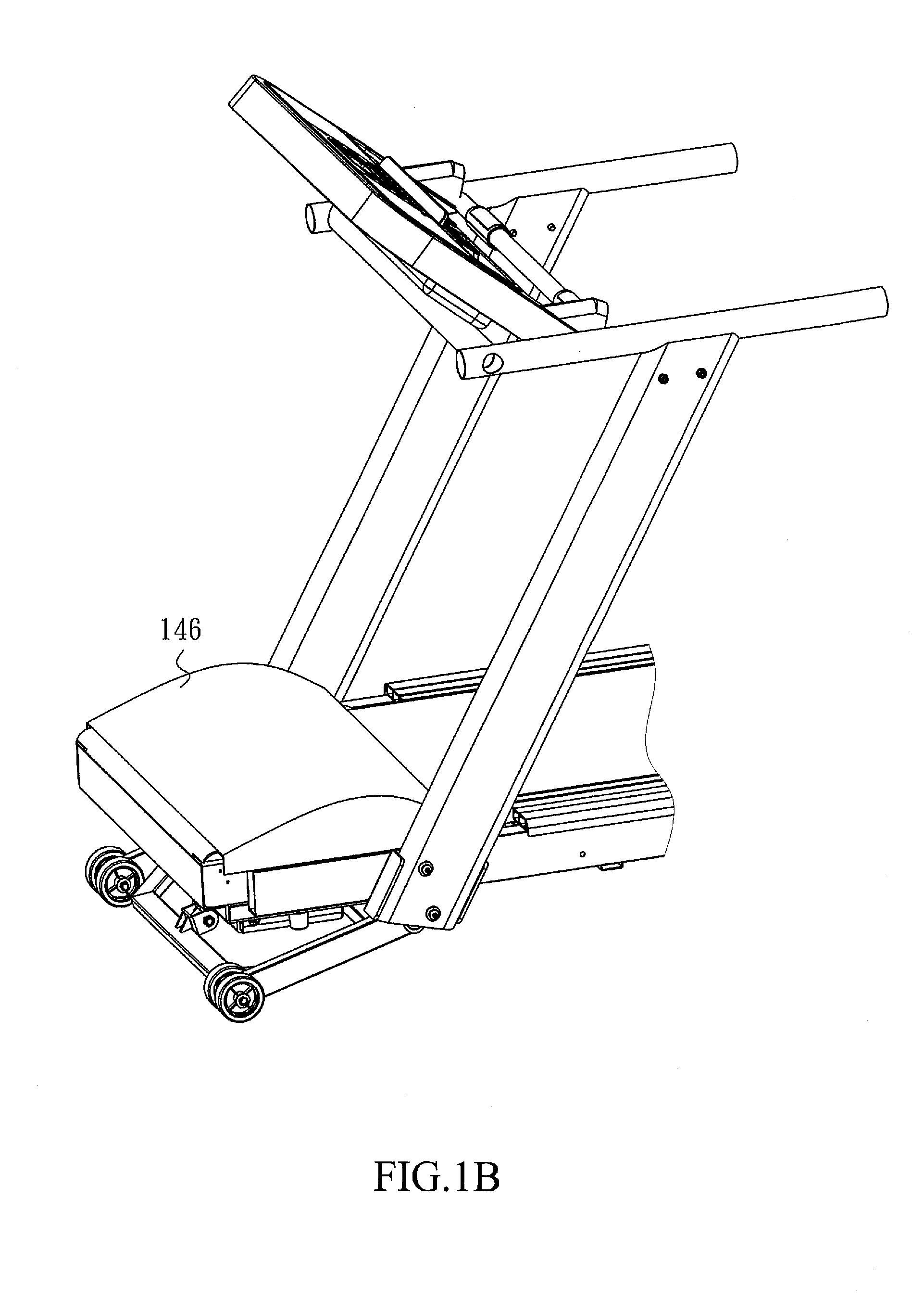 Flattened treadmill