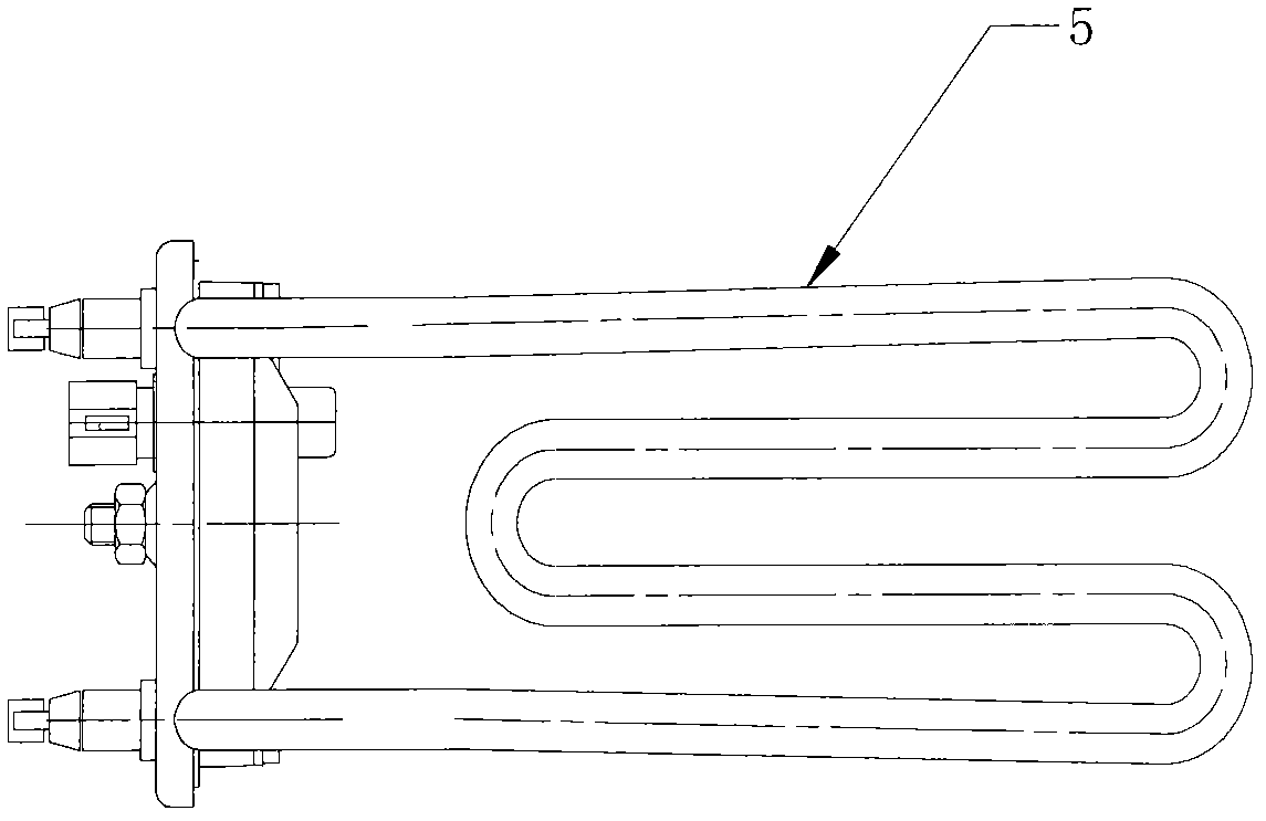 Washing machine adjusting heating power according to different input energies and use method