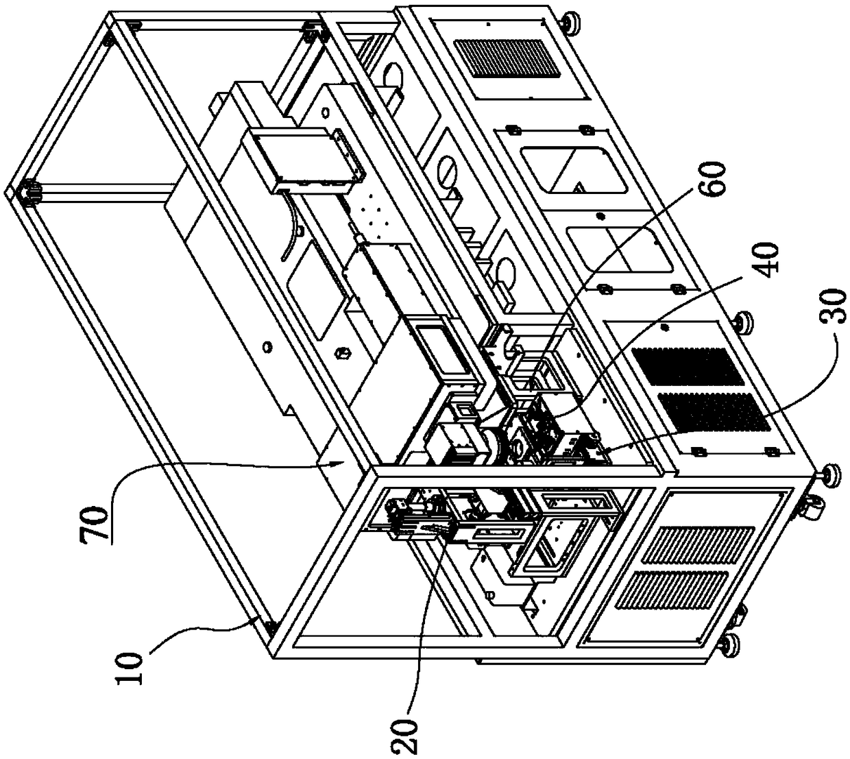 Dual-optical-path laser marking apparatus and making method thereof