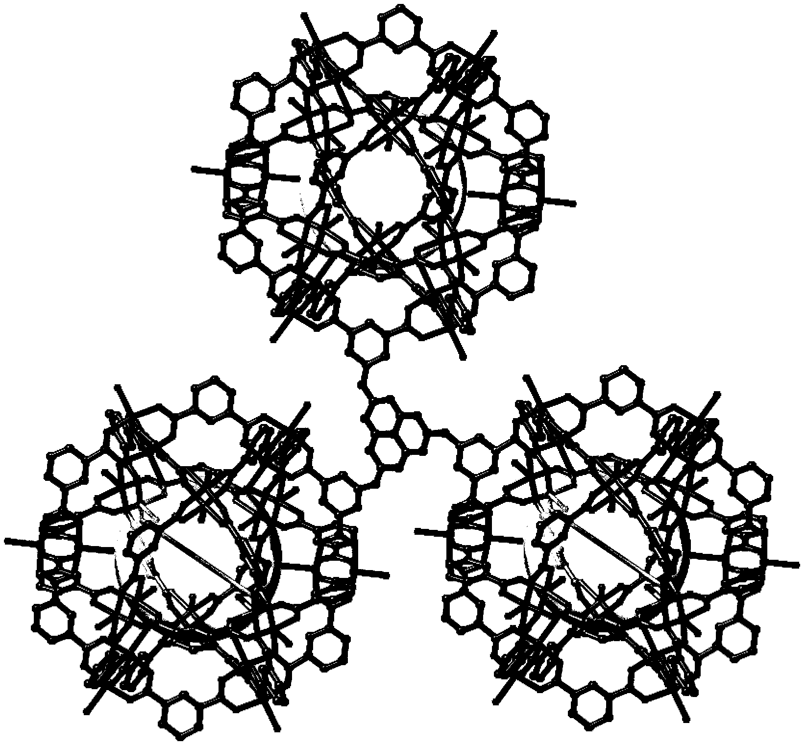 Porous copper organic framework material for CO2 adsorption and separation and preparation method of porous copper organic framework material