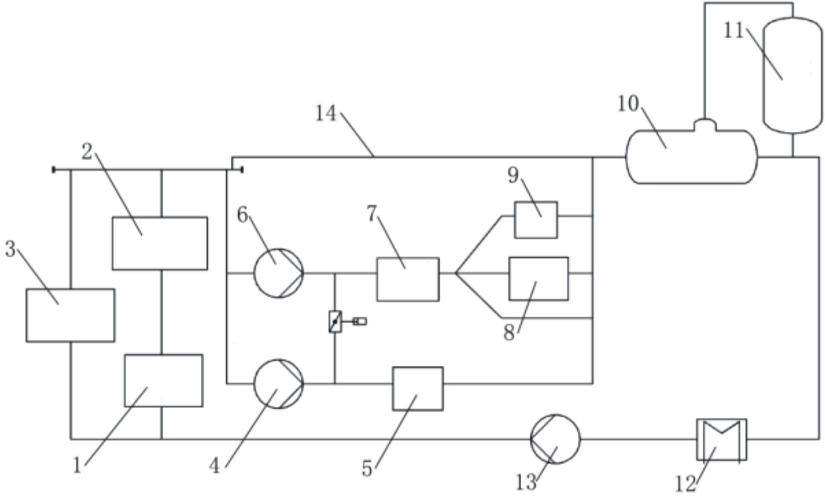 Novel combined soft water closed circulation cooling system