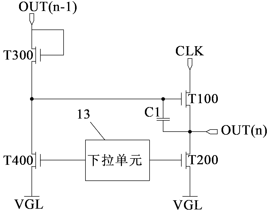 Shift registering unit, shift register and display device