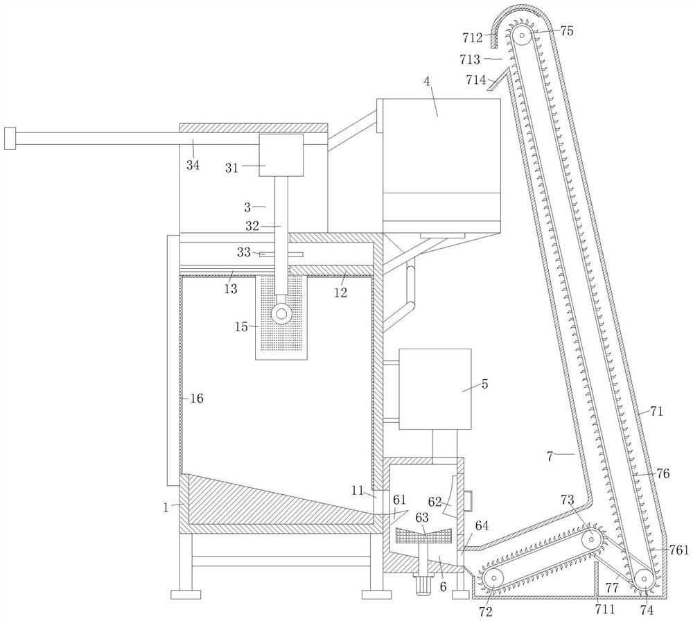 Pneumatic numerical control shot blasting machine