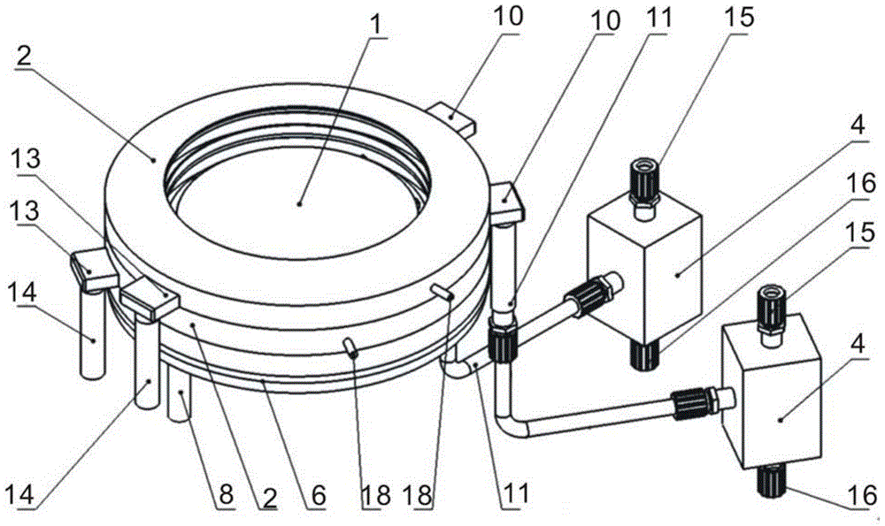 A cleaning medium collection device