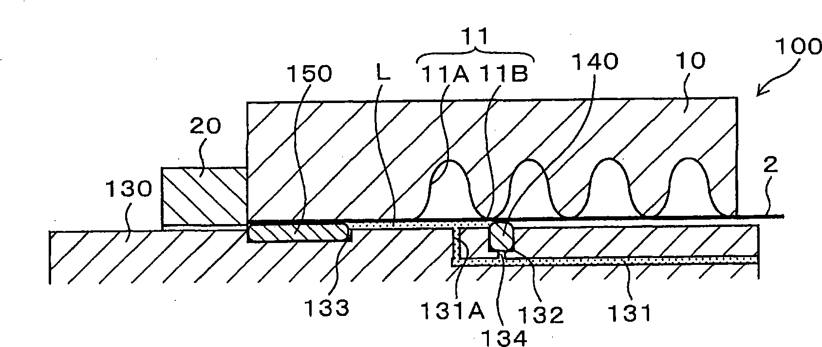 Bulge forming method and bulge forming apparatus