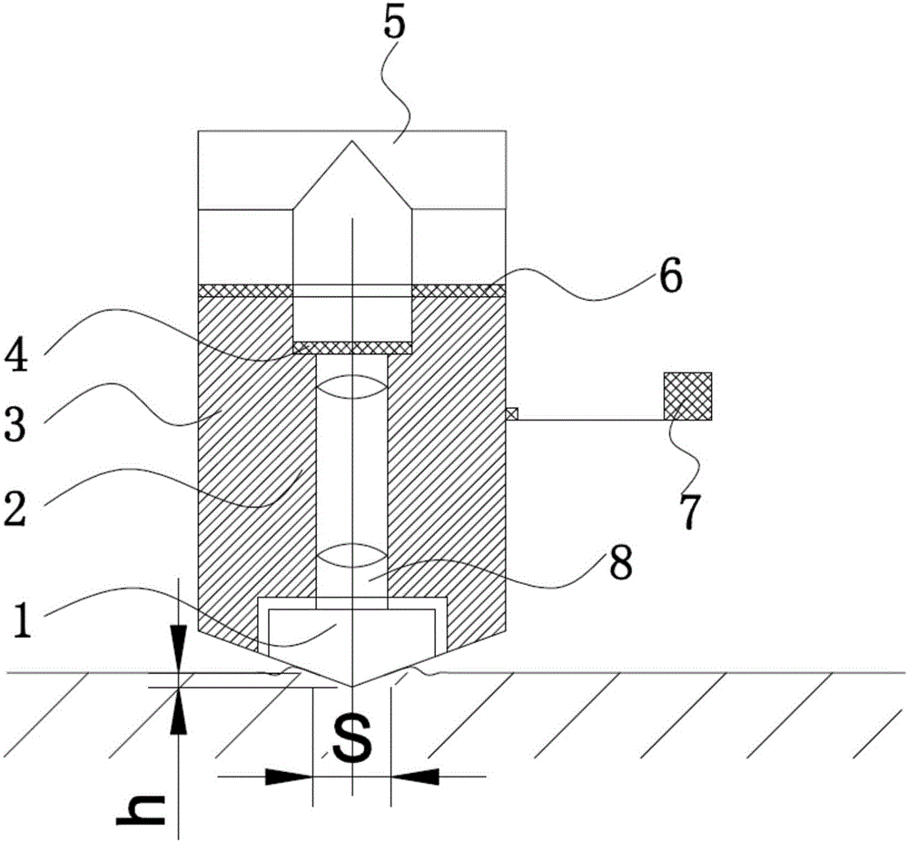 Material mechanical performance measurement device and pressing head assembly and measurement method thereof