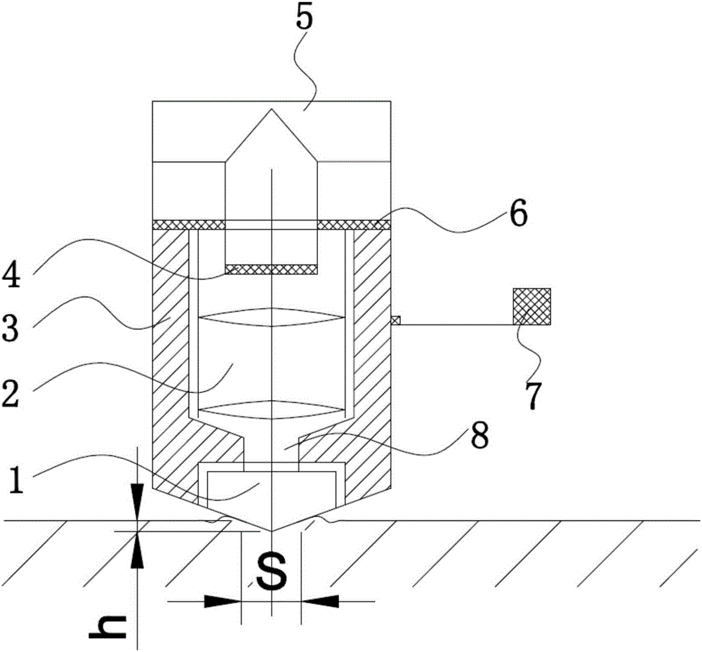 Material mechanical performance measurement device and pressing head assembly and measurement method thereof