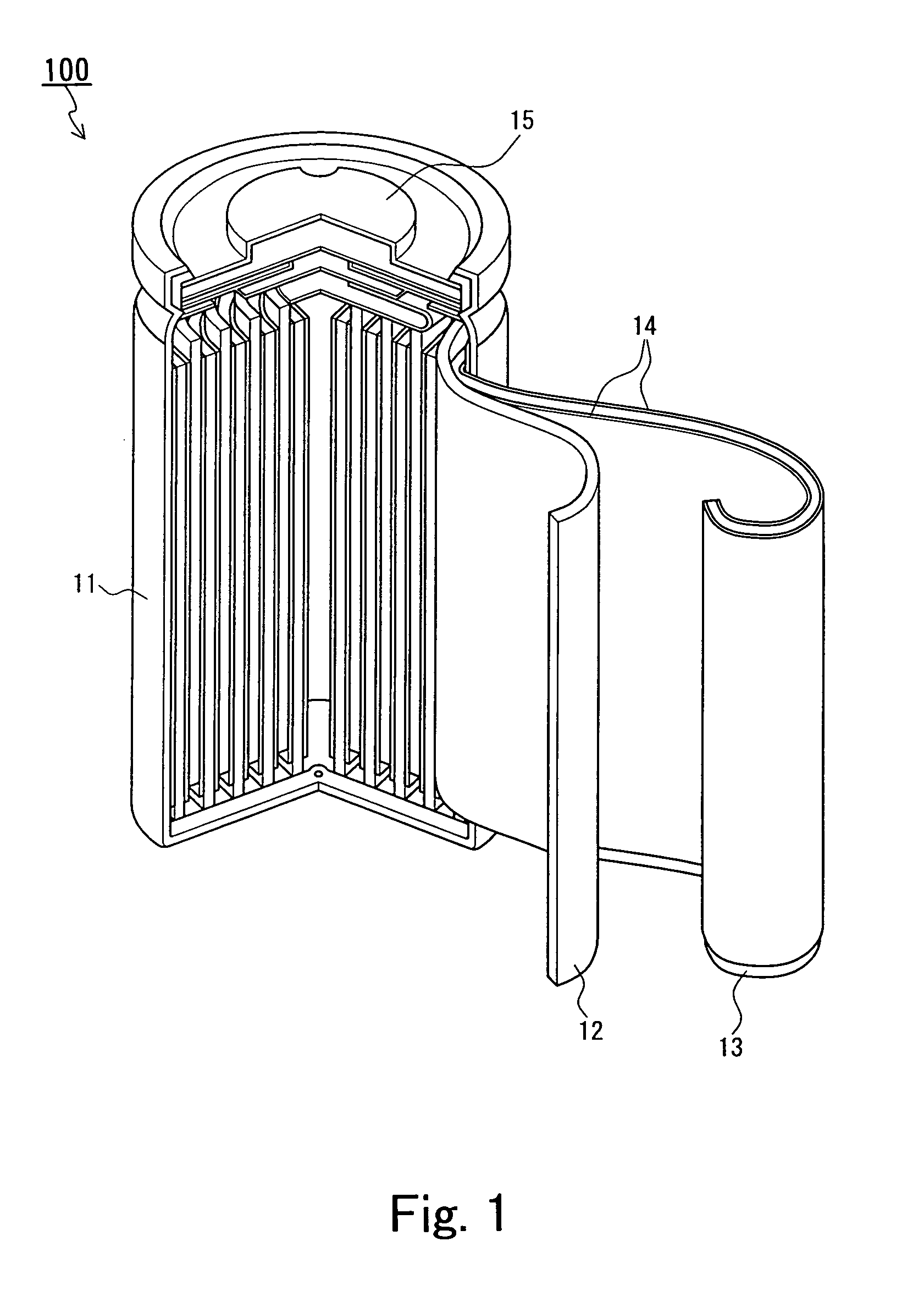 Non-aqueous electrolyte secondary battery and method for producing active material substance used for anode thereof