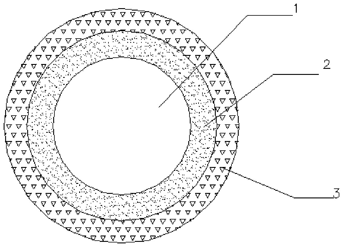 Material distribution technology of one-time forming brazing super-hard material grinding tool