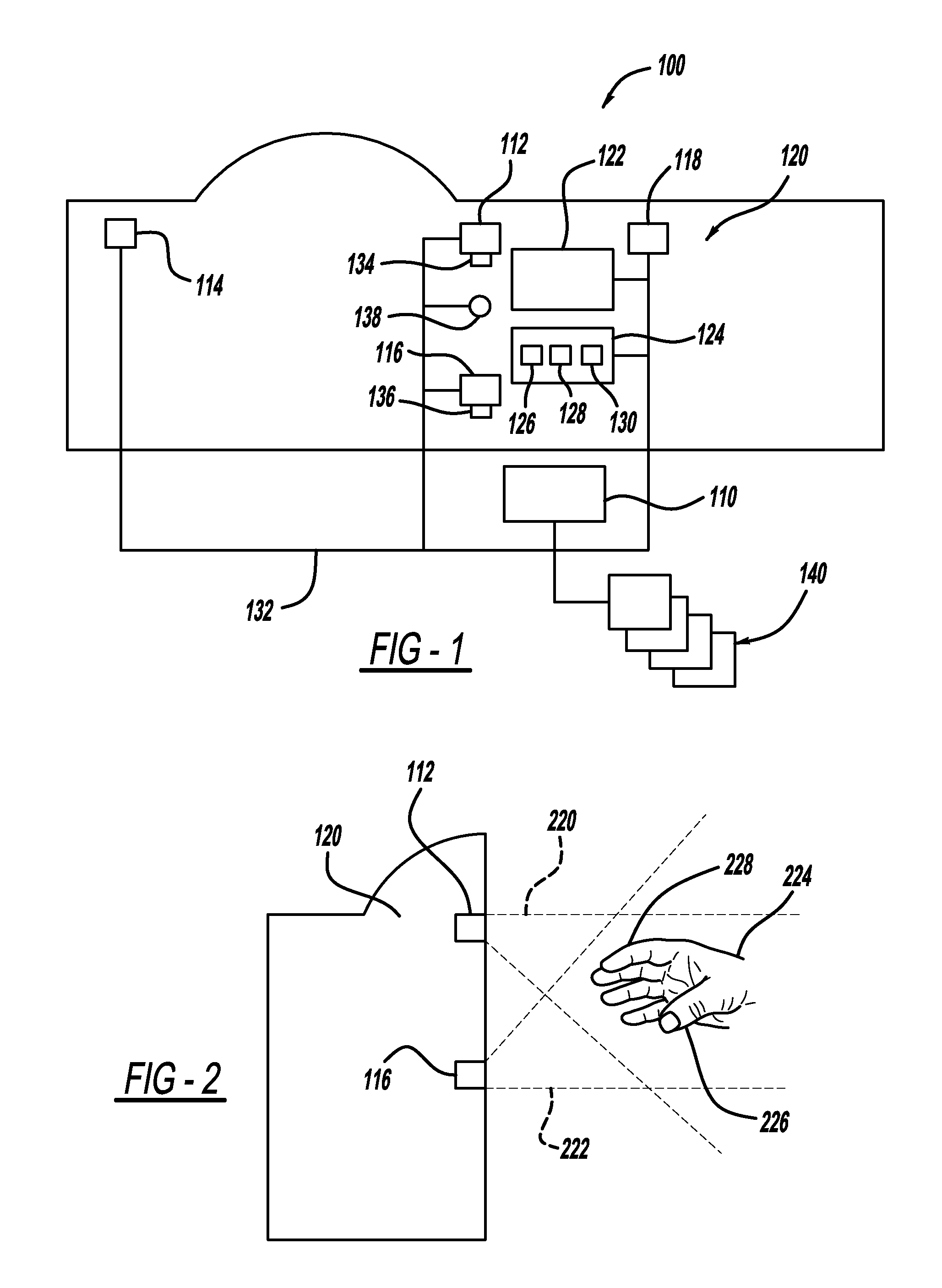 Touchless human machine interface