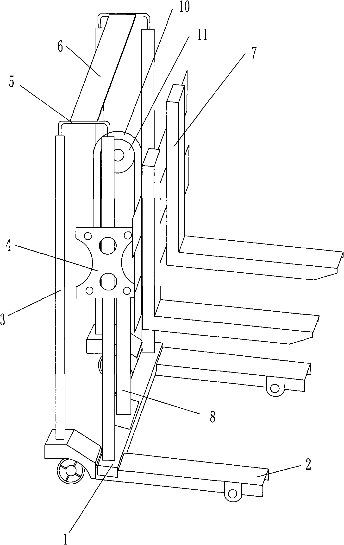 Detachable forklift